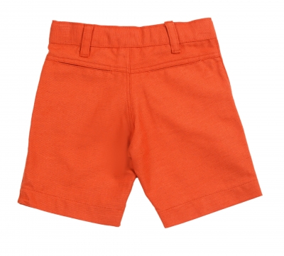 BERMUDA DE LINHO LARANJA - 705