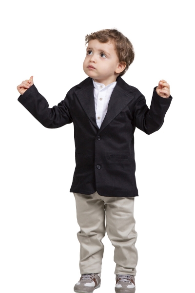 BLAZER DE SARJA PRETO - 189