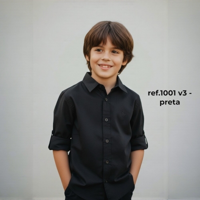 CAMISA PRETA - 1001