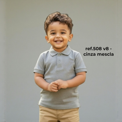 POLO MALHA MESCLA - 502
